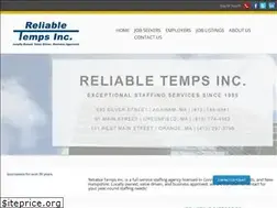 Sites similar to reliabletemps.com