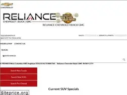 Sites similar to reliancechevroletbuickgmc.com