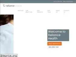 Sites similar to reliancehealth.com.au