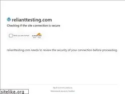 Sites similar to relianttesting.com