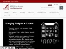 Sites similar to religion.ua.edu