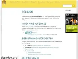 Sites similar to religion.zum.de