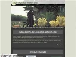 Sites similar to religionandnature.com