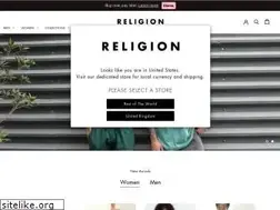 Sites similar to religionclothing.com