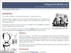 Sites similar to religionisbullshit.net