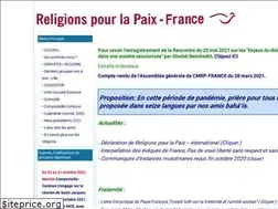 Sites similar to religionspourlapaix.org