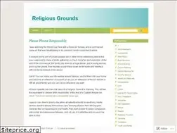 Sites similar to religiousgrounds.wordpress.com