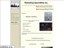 Sites similar to reloadingspecialtiesinc.com