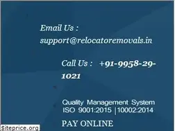 Sites similar to relocatoremovals.in
