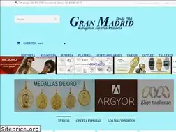 Sites similar to relojeriagranmadrid.es