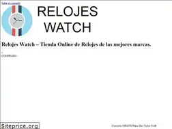 Sites similar to relojes.watch