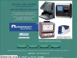 Sites similar to relojeschecadores.com.mx