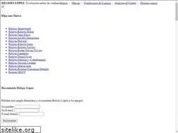 Sites similar to relojeslopez.com