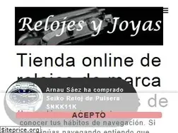 Sites similar to relojesyjoyas.online
