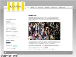 Sites similar to remainsinc.com
