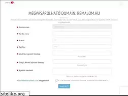 Sites similar to remalom.hu