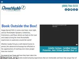 Sites similar to remarkablespeakersbureau.com