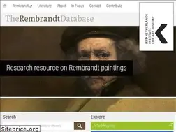 Sites similar to rembrandtdatabase.org
