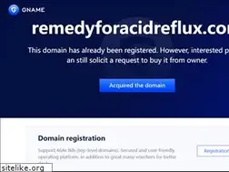 Sites similar to remedyforacidreflux.com