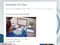 Sites similar to remember-the-time.xyz