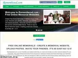 Sites similar to remembered.com