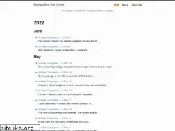 Sites similar to remembertheusers.com