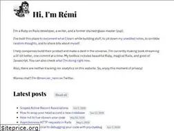 Sites similar to remimercier.com