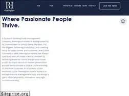 Sites similar to remingtonhotels.com