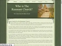 Sites similar to remnant-church.org