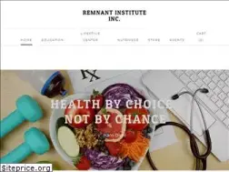 Sites similar to remnant-institute.com