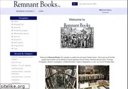 Sites similar to remnantbooks.org