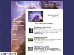 Sites similar to remnantreport.com