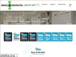 Sites similar to remodelconstruction.ca