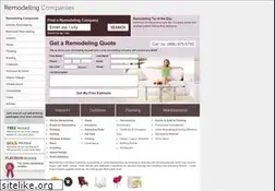 Sites similar to remodeling-companies.com