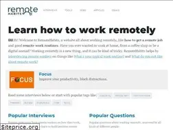 Sites similar to remotehabits.com