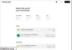 Sites similar to remotejobs.com