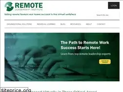 Sites similar to remoteleadershipinstitute.com