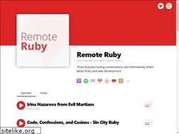 Sites similar to remoteruby.com