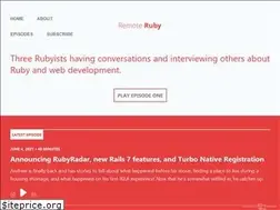 Sites similar to remoteruby.transistor.fm