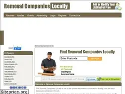 Sites similar to removalcompanieslocally.co.uk