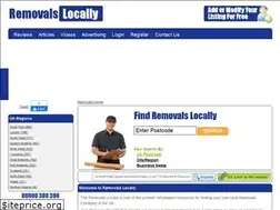 Sites similar to removalslocally.co.uk
