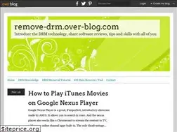 Sites similar to remove-drm.over-blog.com