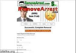 Sites similar to removearrest.com
