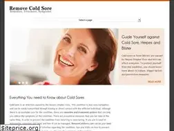 Sites similar to removecoldsore.com