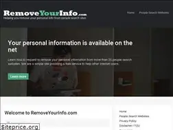 Sites similar to removeyourinfo.com
