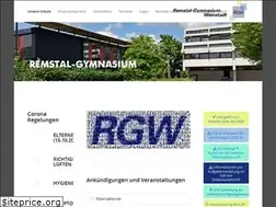 Sites similar to remstalgymnasium.de