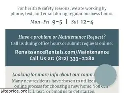 Sites similar to renaissancerentals.com