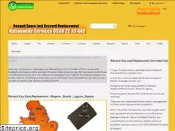 Sites similar to renault-keycard-replacement.co.uk