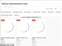 Sites similar to renaultgenuineparts.com