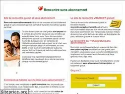 Sites similar to rencontresansabonnement.com
